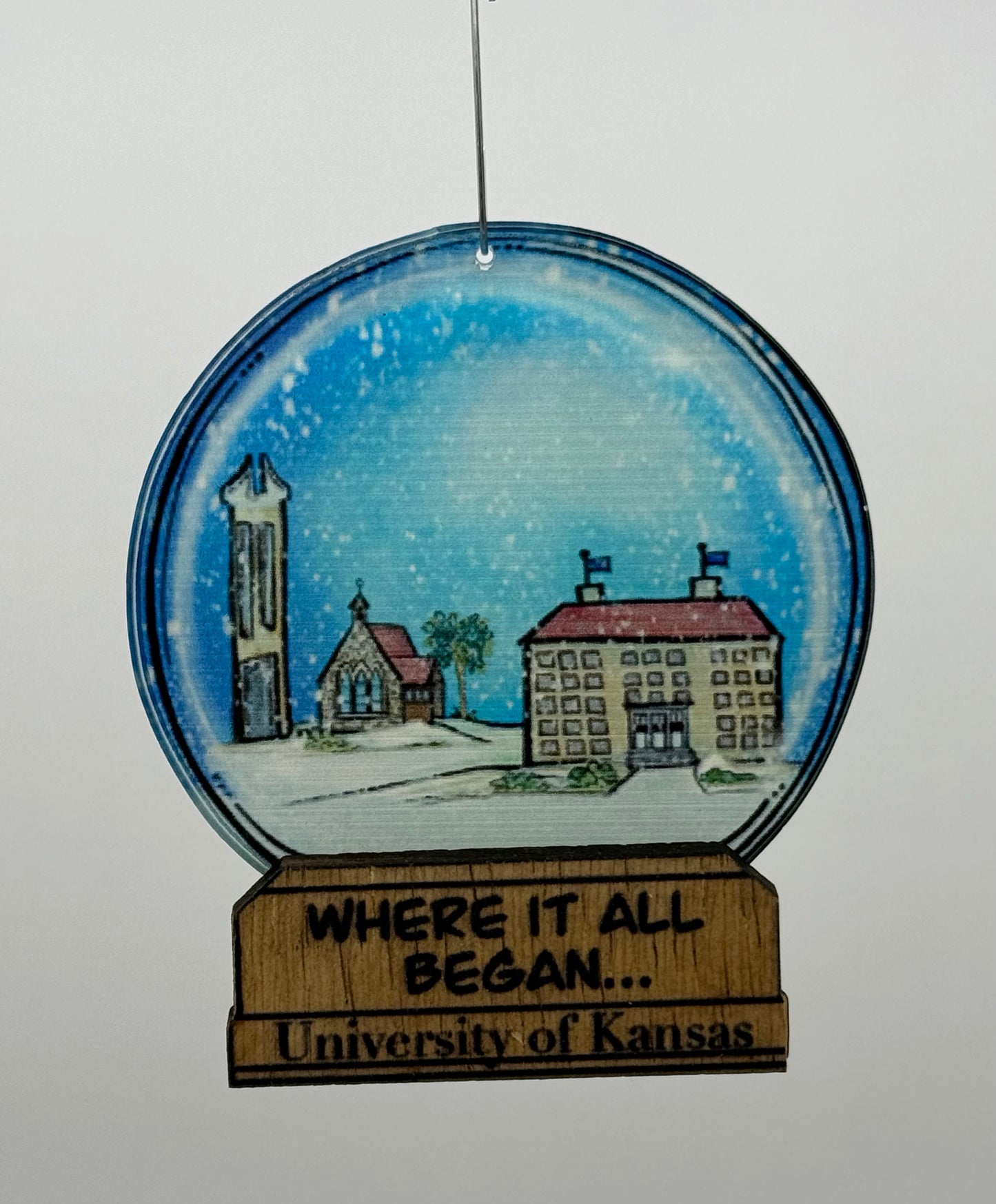 "Where it all began…" University of Kansas Ornament