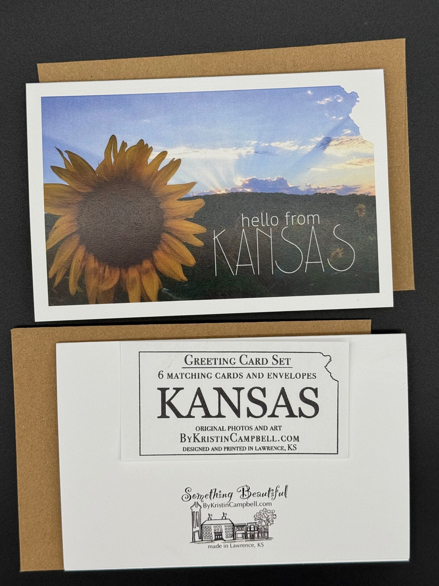 Hello from Kansas-Colorful Sunflower Sunset