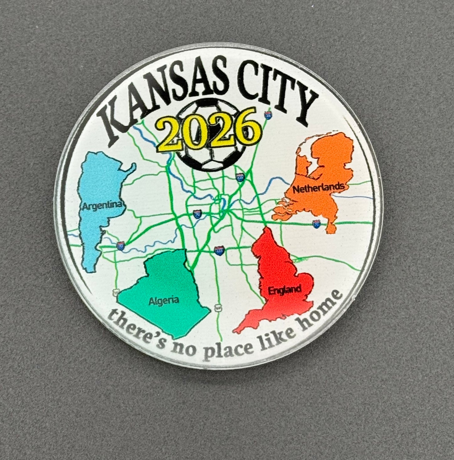 Kansas City World Cup Soccer 2026 Magnet