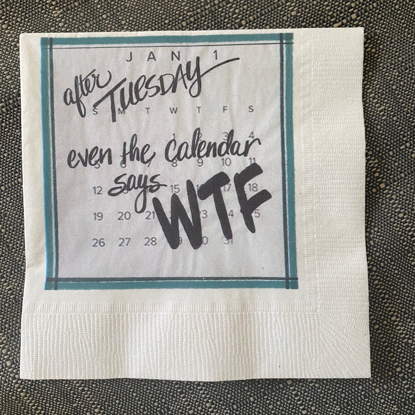 "Cheers to the Weekend" Cocktail Napkins