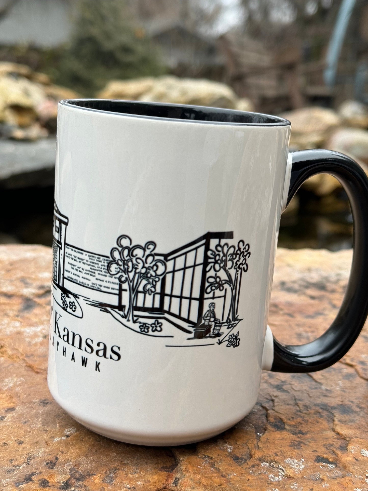 University of Kansas History of Basketball Mug