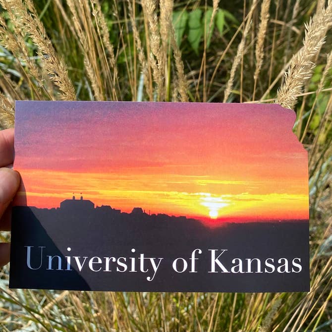 University of Kansas Sunrise Postcard