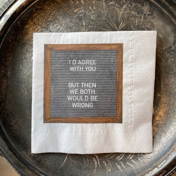 "Cheers To Married Life" Napkins