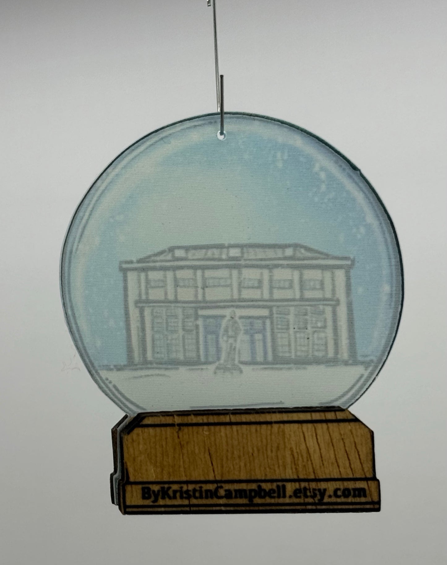 Allen Fieldhouse Snow Globe Ornament