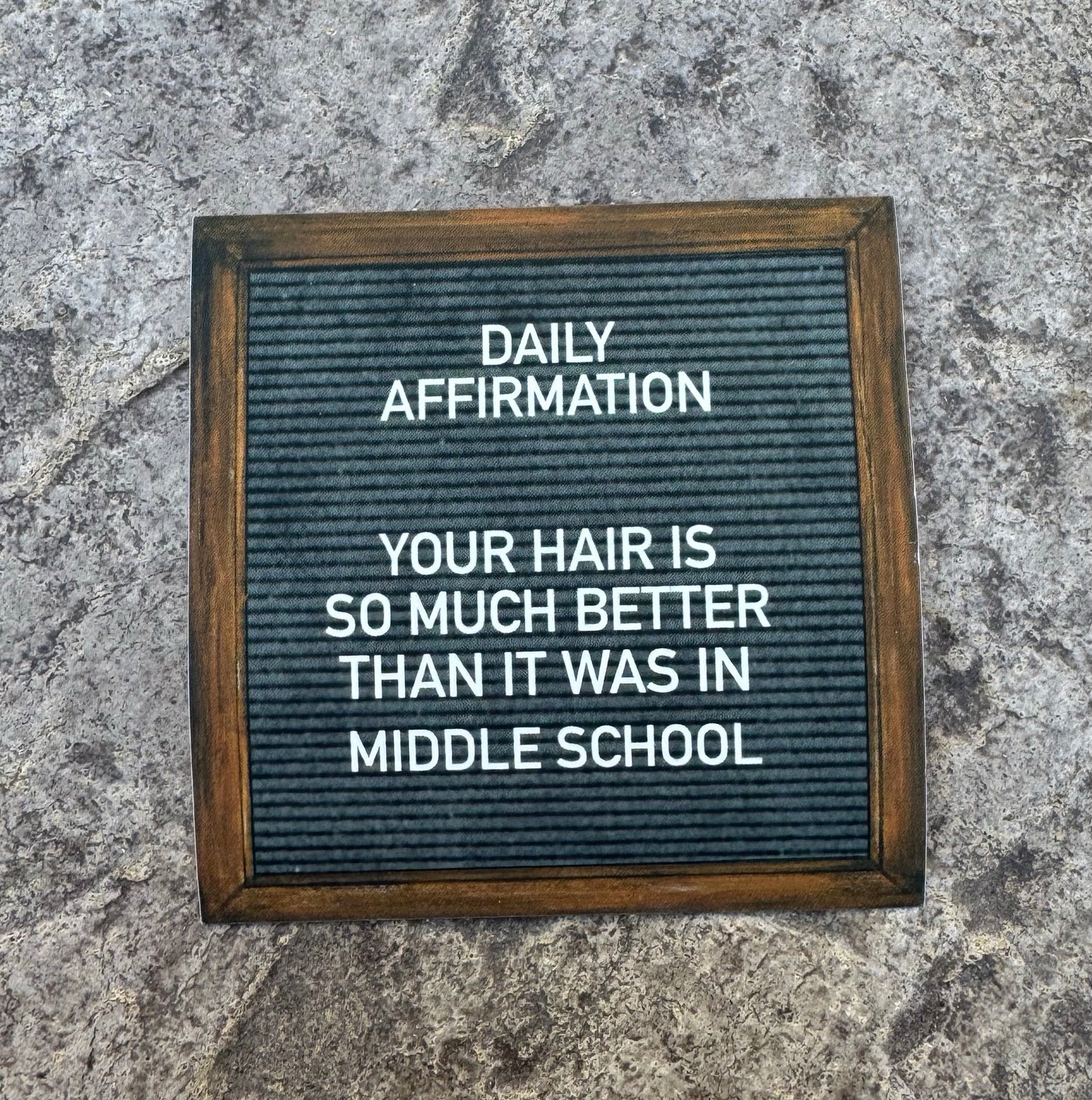 "Daily Affirmation" Sticker