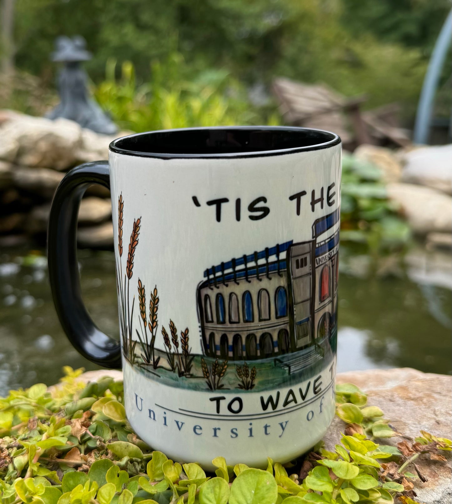 “Wave the Wheat” University of Kansas Football Mug