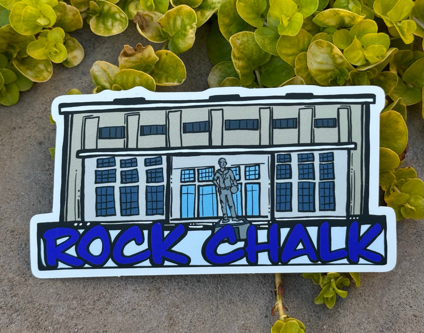 Allen Fieldhouse ROCK CHALK Sticker