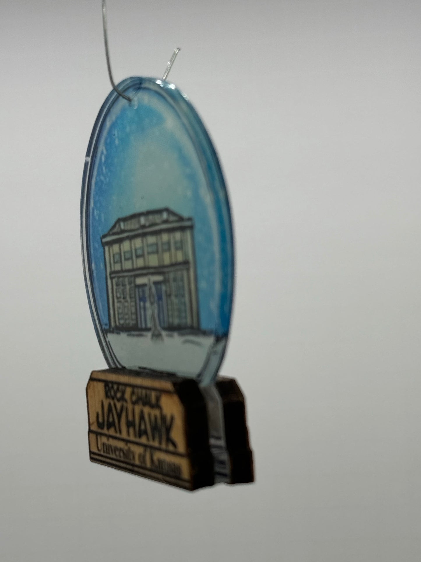 Allen Fieldhouse Snow Globe Ornament