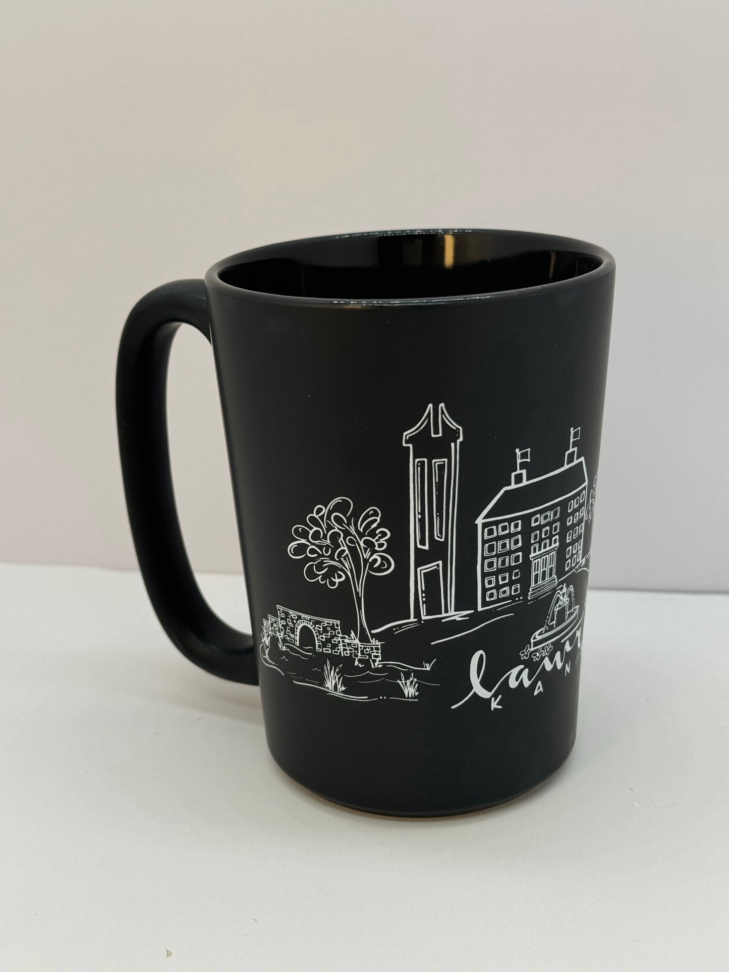 Sights of Lawrence, Kansas Chalkboard Mug