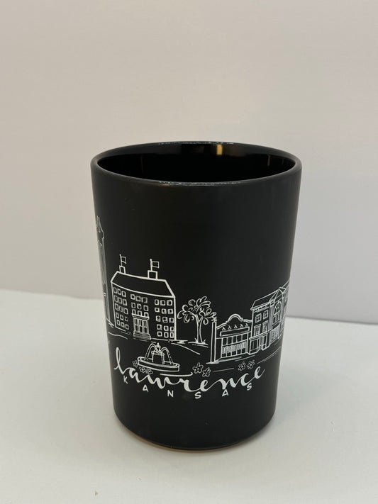 Sights of Lawrence, Kansas Chalkboard Mug