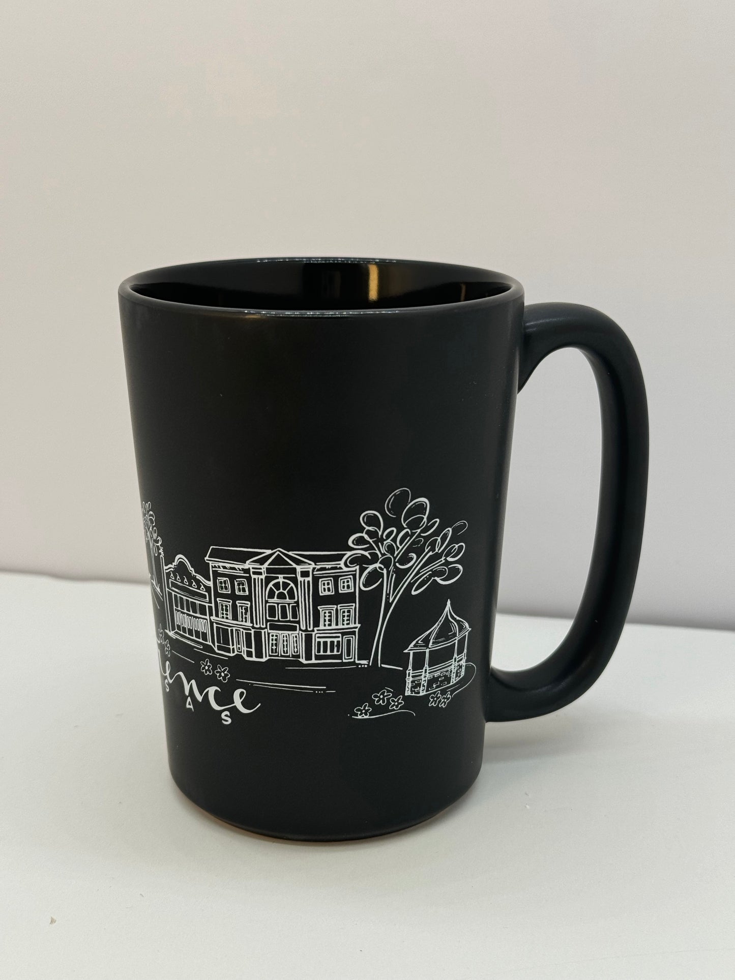 Sights of Lawrence, Kansas Chalkboard Mug