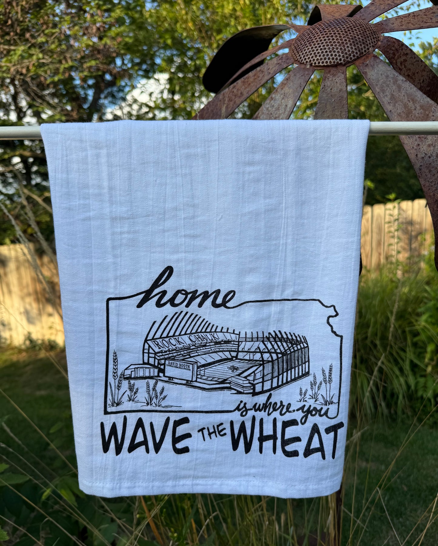 KU Football “Wave the Wheat” Towel