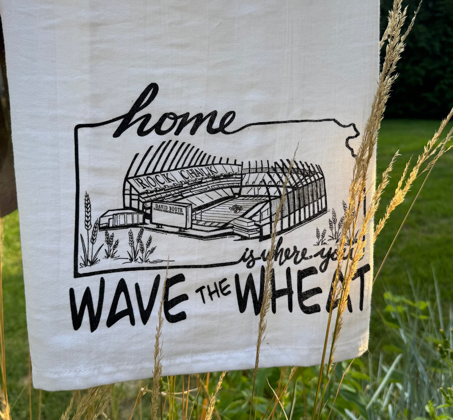 KU Football “Wave the Wheat” Towel