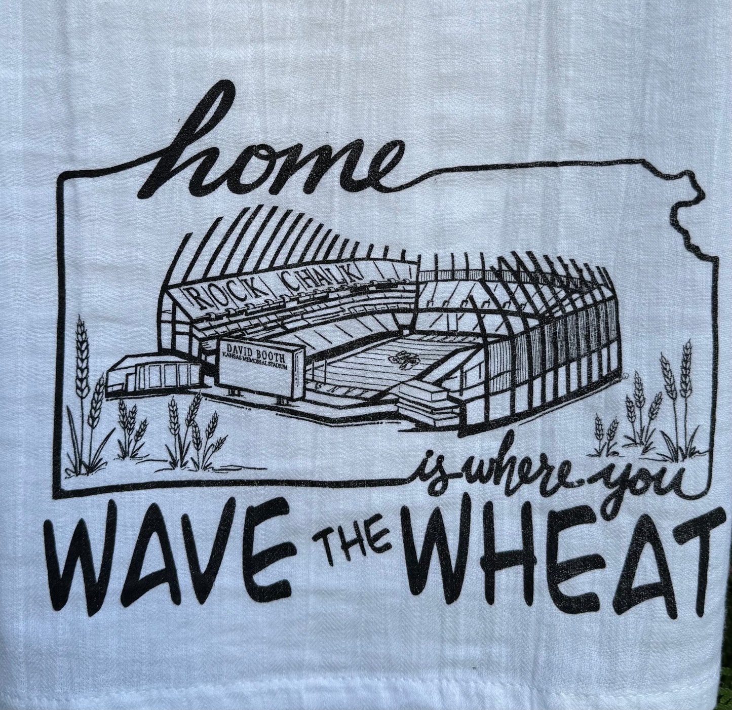 KU Football “Wave the Wheat” Towel