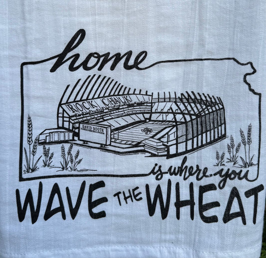 KU Football “Wave the Wheat” Towel