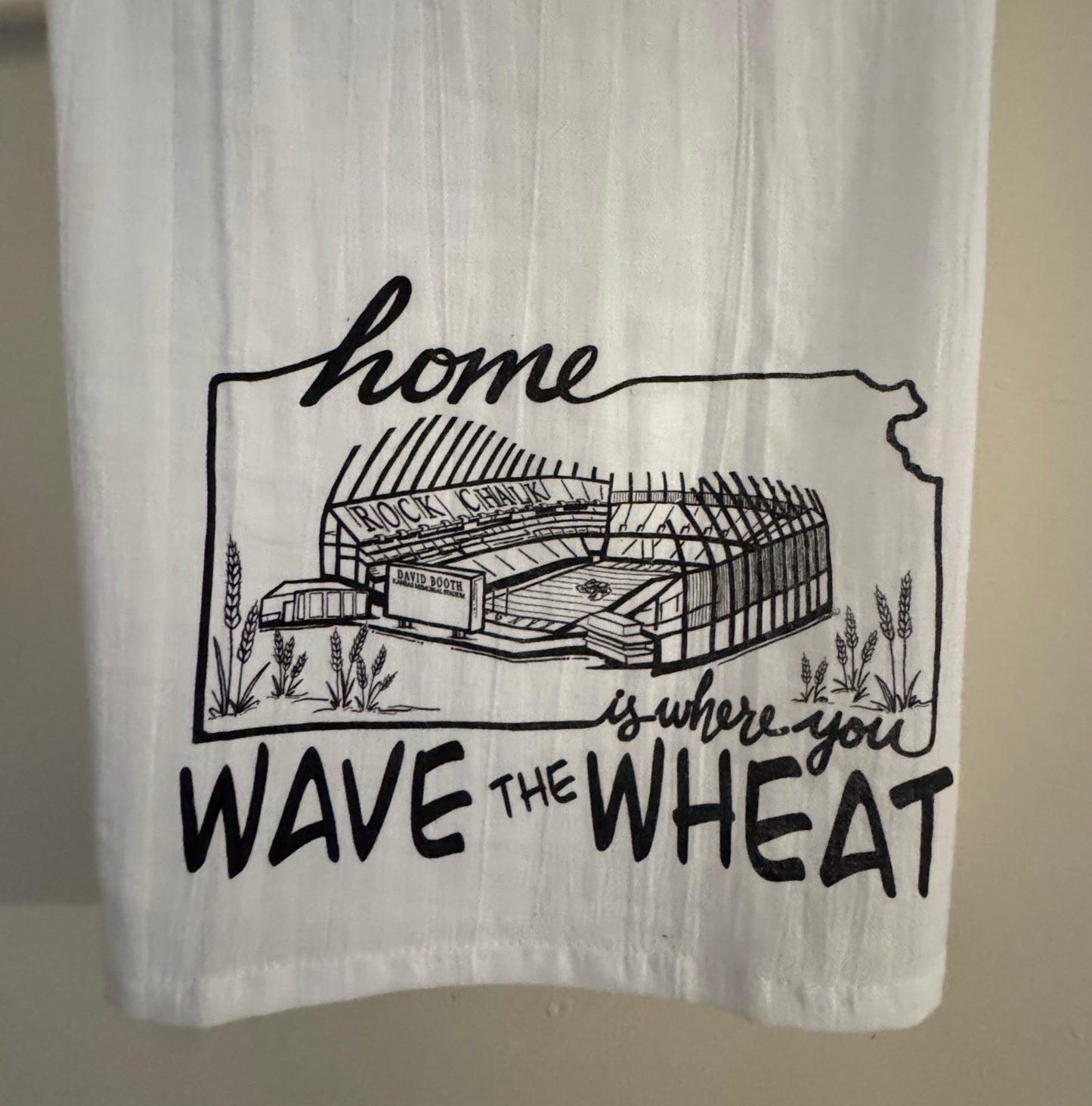 KU Football “Wave the Wheat” Towel