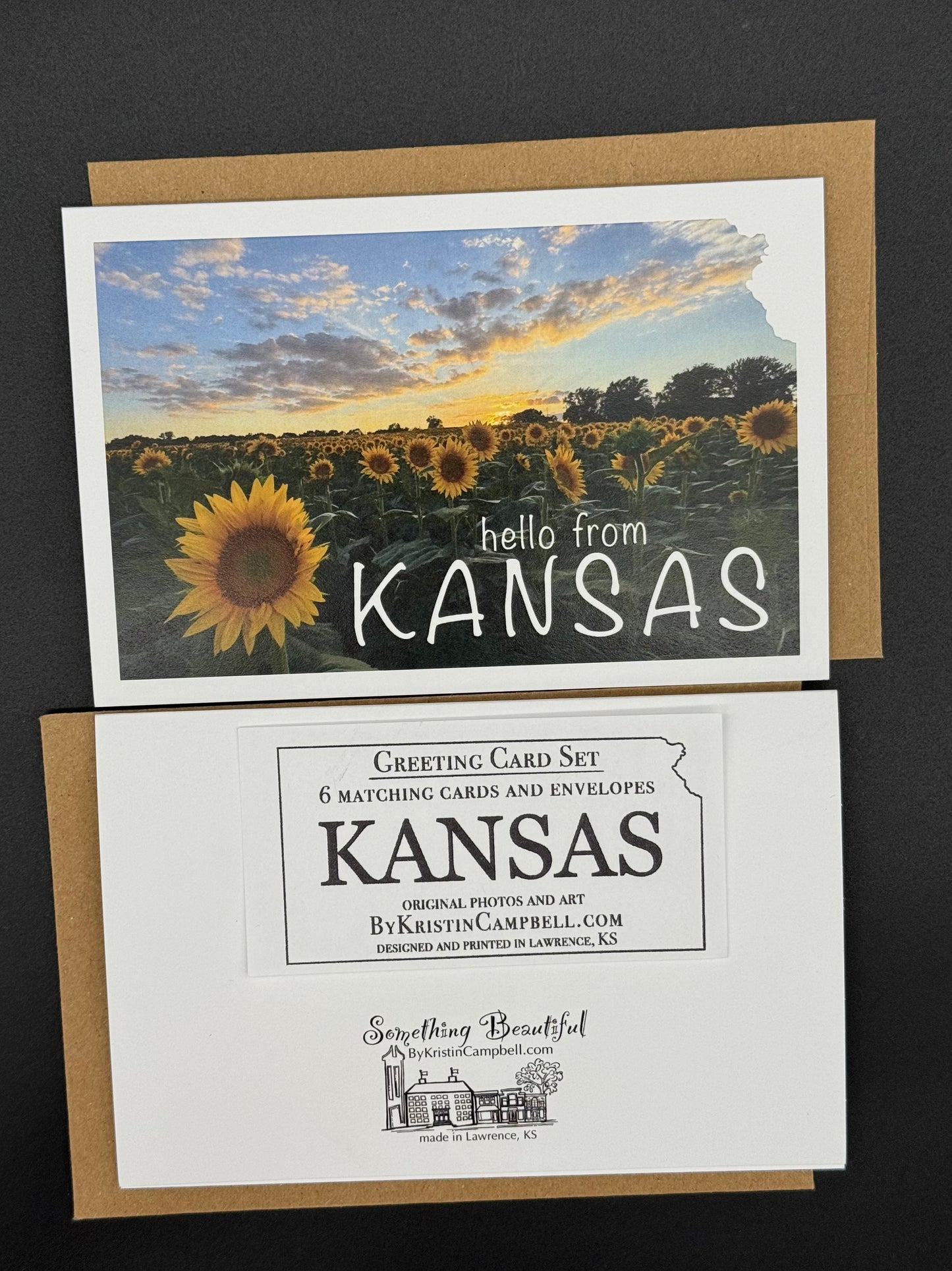 Hello from Kansas-Colorful Sunflower Sunset