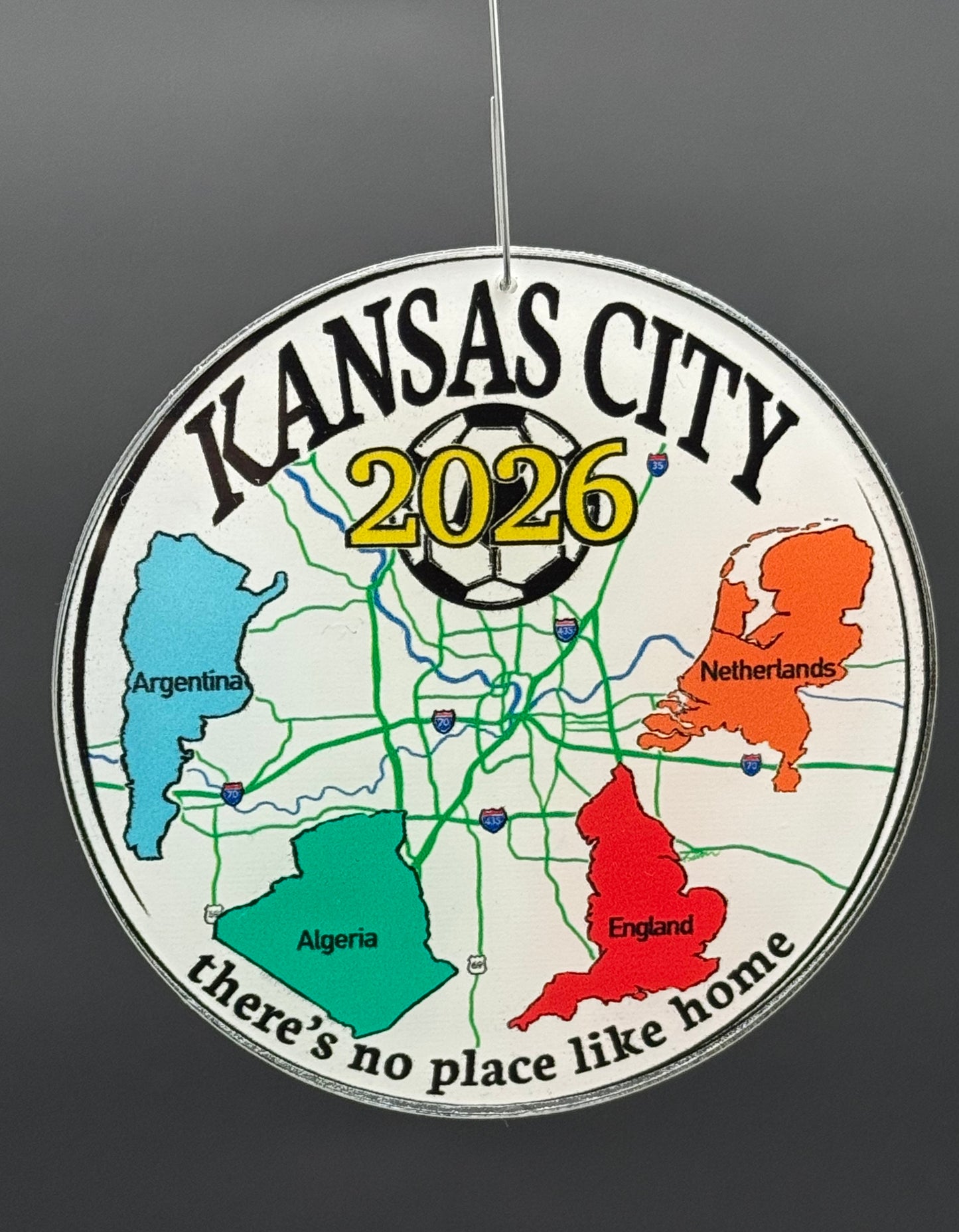 Kansas City World Cup Soccer 2026 Ornament