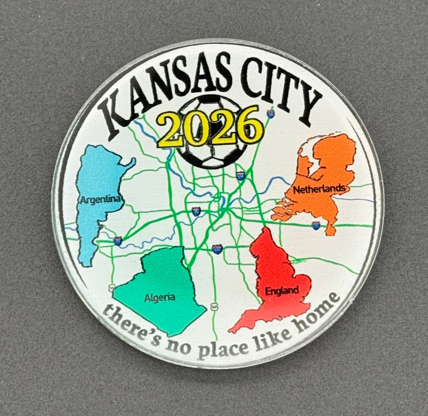 Kansas City World Cup Soccer 2026 Magnet