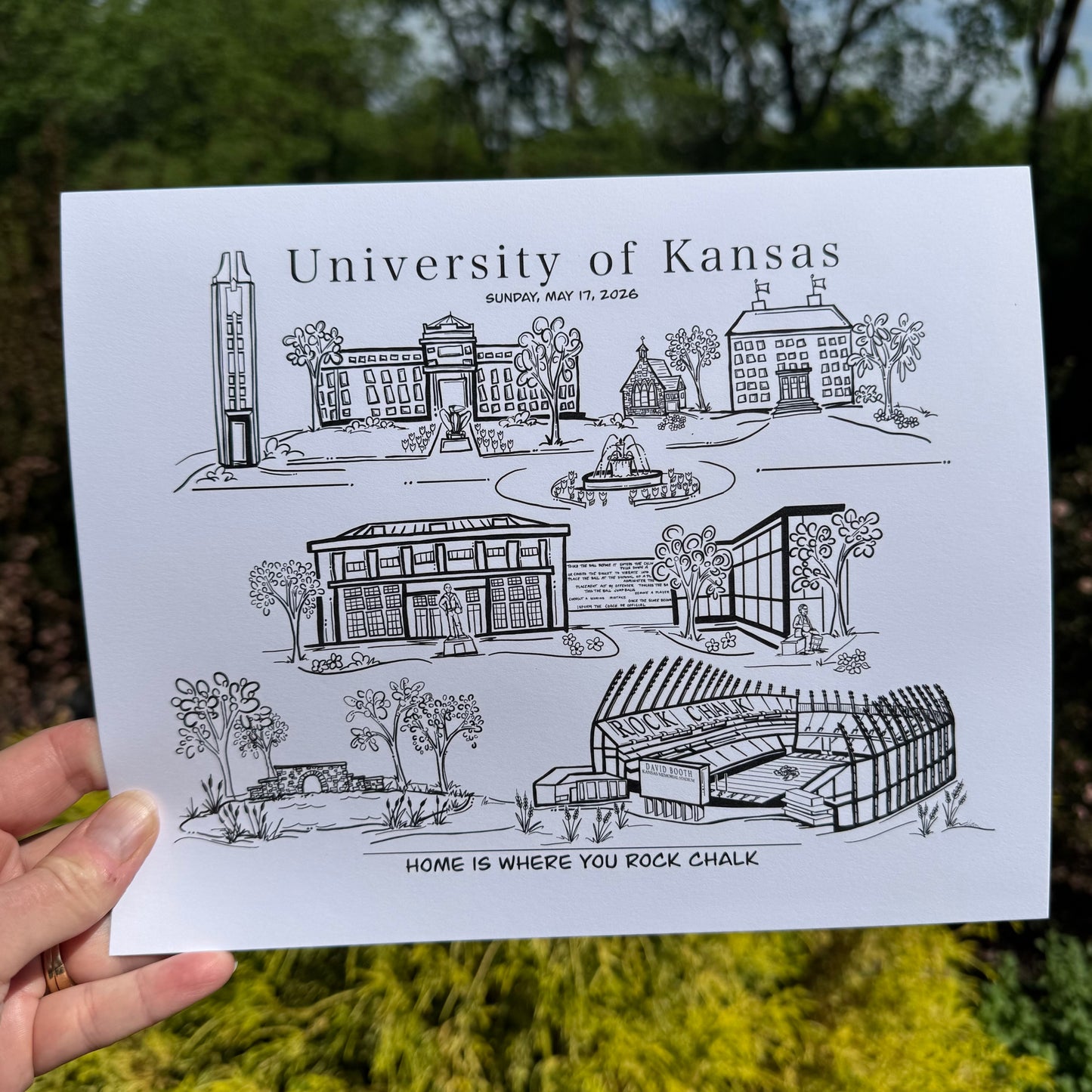 University of Kansas 2026 Graduation Print