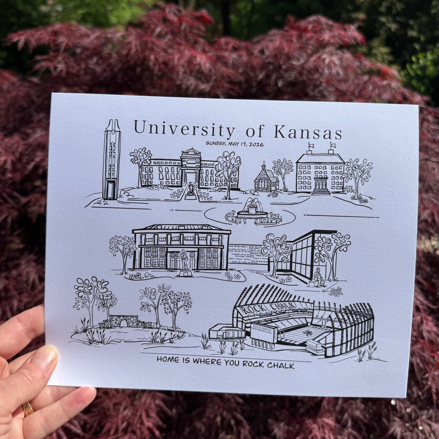 University of Kansas 2026 Graduation Print