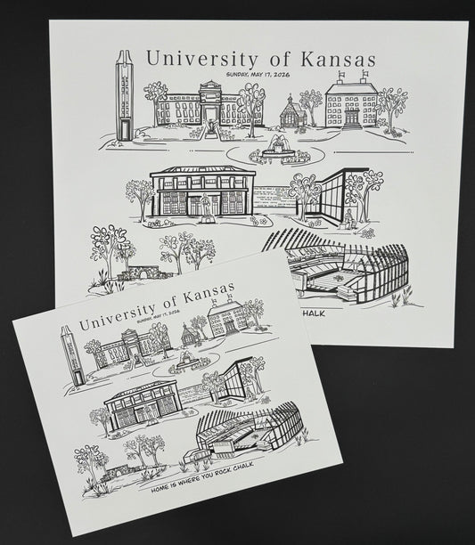 University of Kansas 2026 Graduation Print