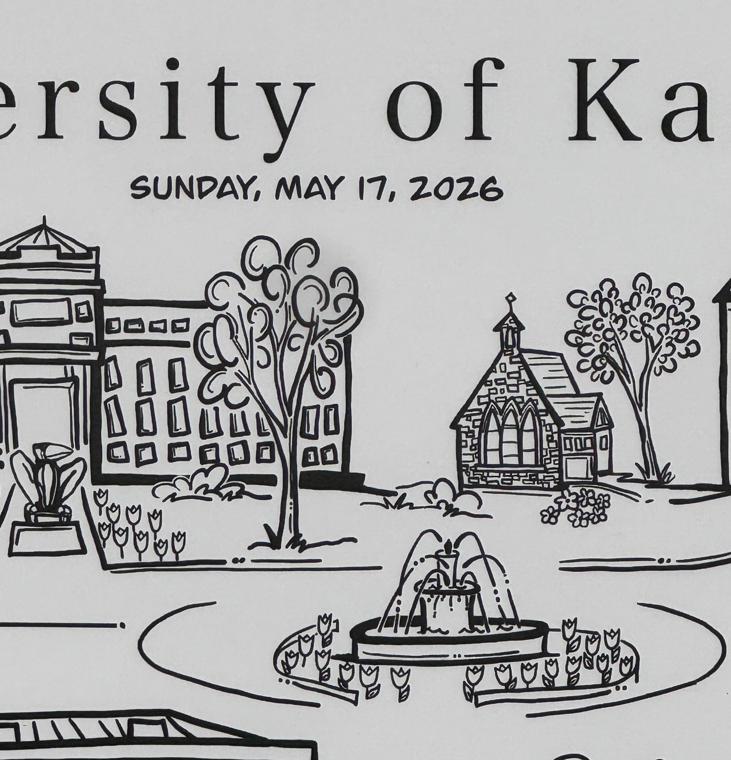 University of Kansas 2026 Graduation Print