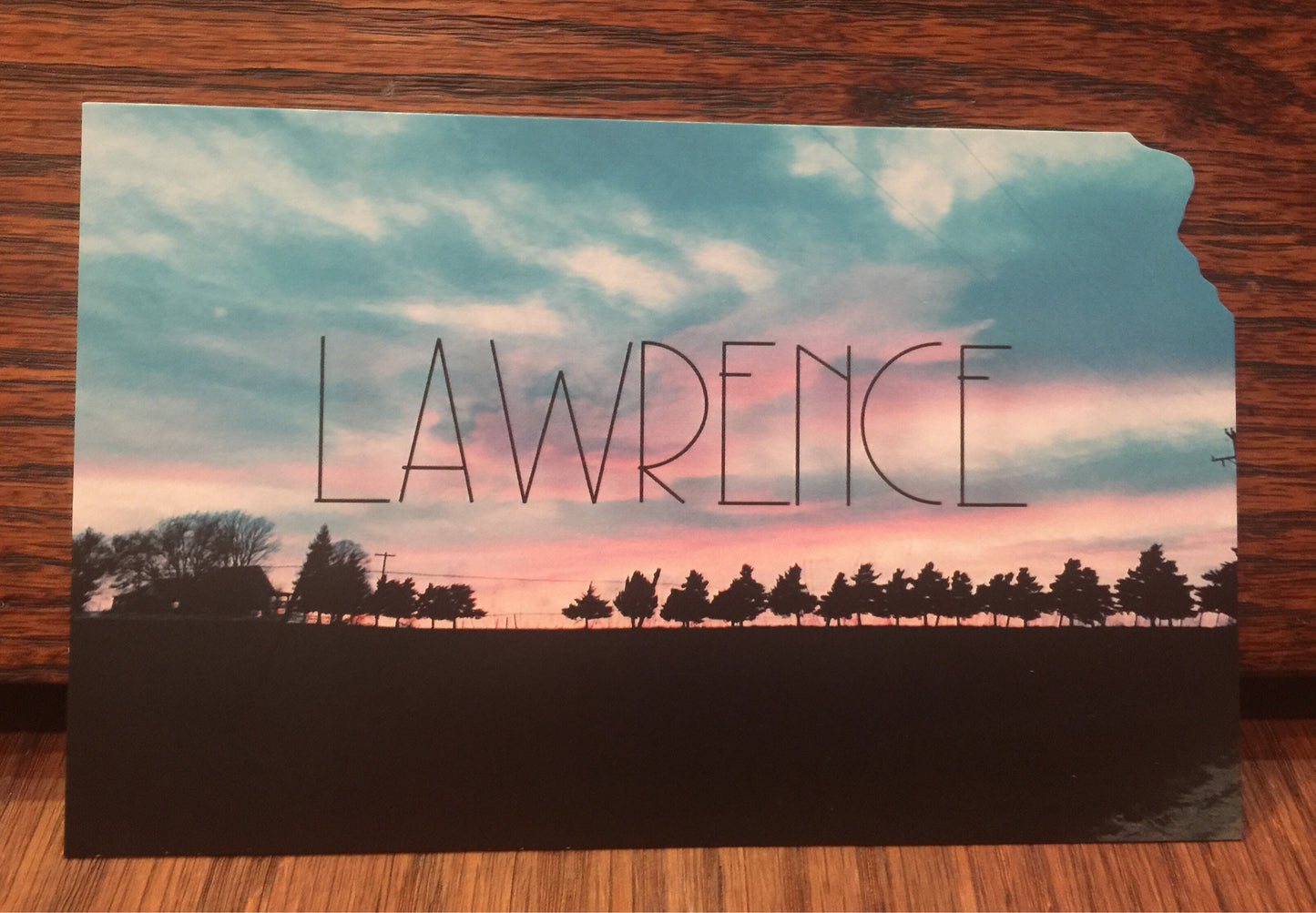 Lawrence Treelined Horizon Postcard