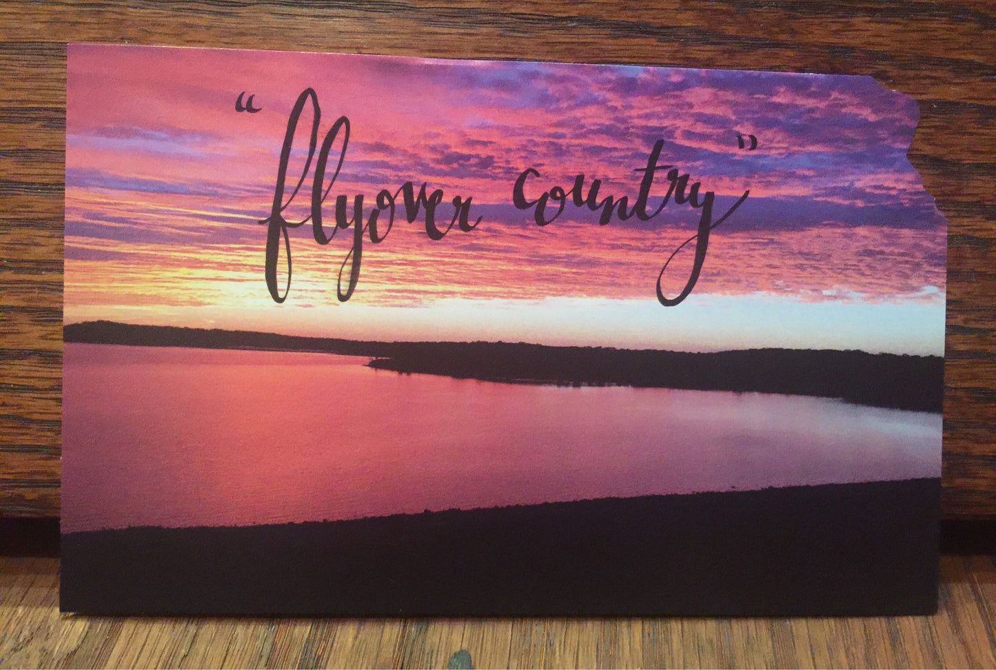 "Fly Over Country" Kansas Sunset Postcards