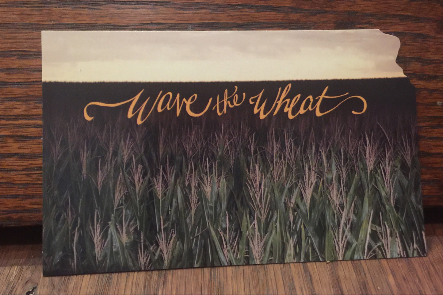 "Wave the Wheat" Kansas Postcard