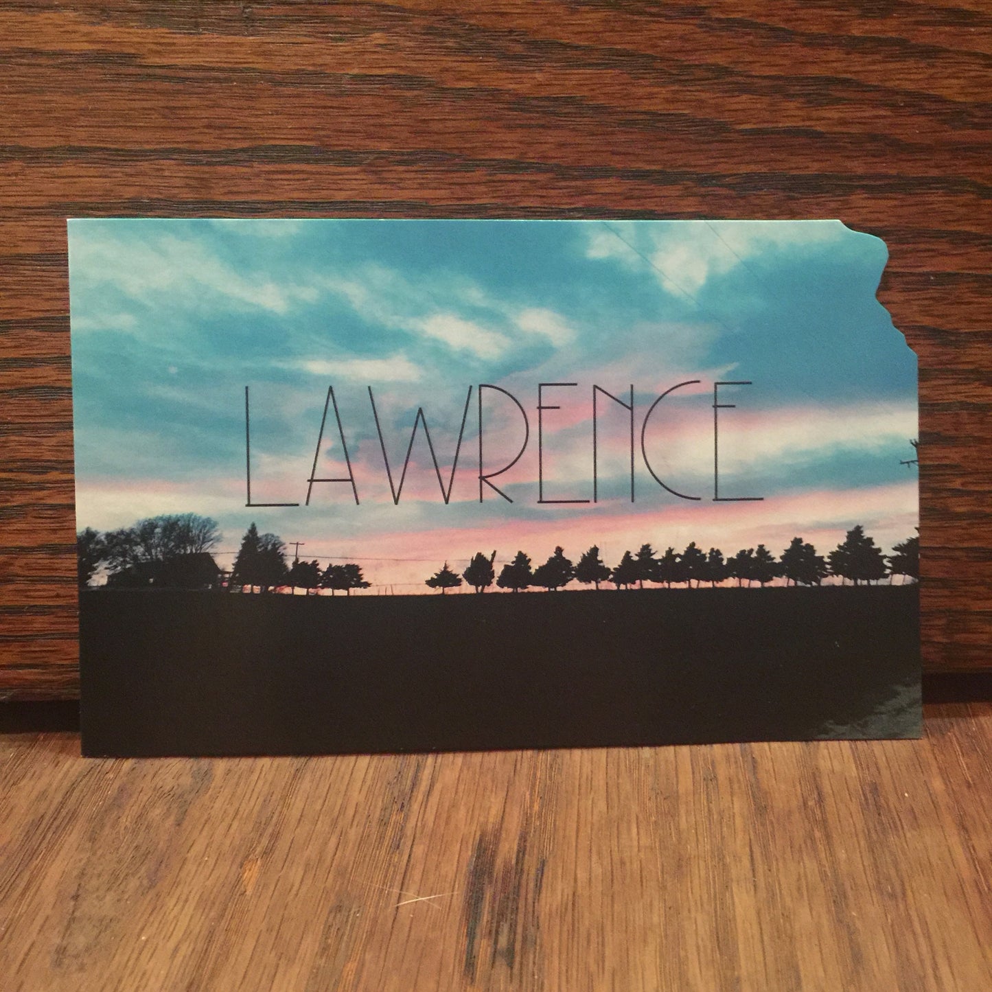 Lawrence Treelined Horizon Postcard