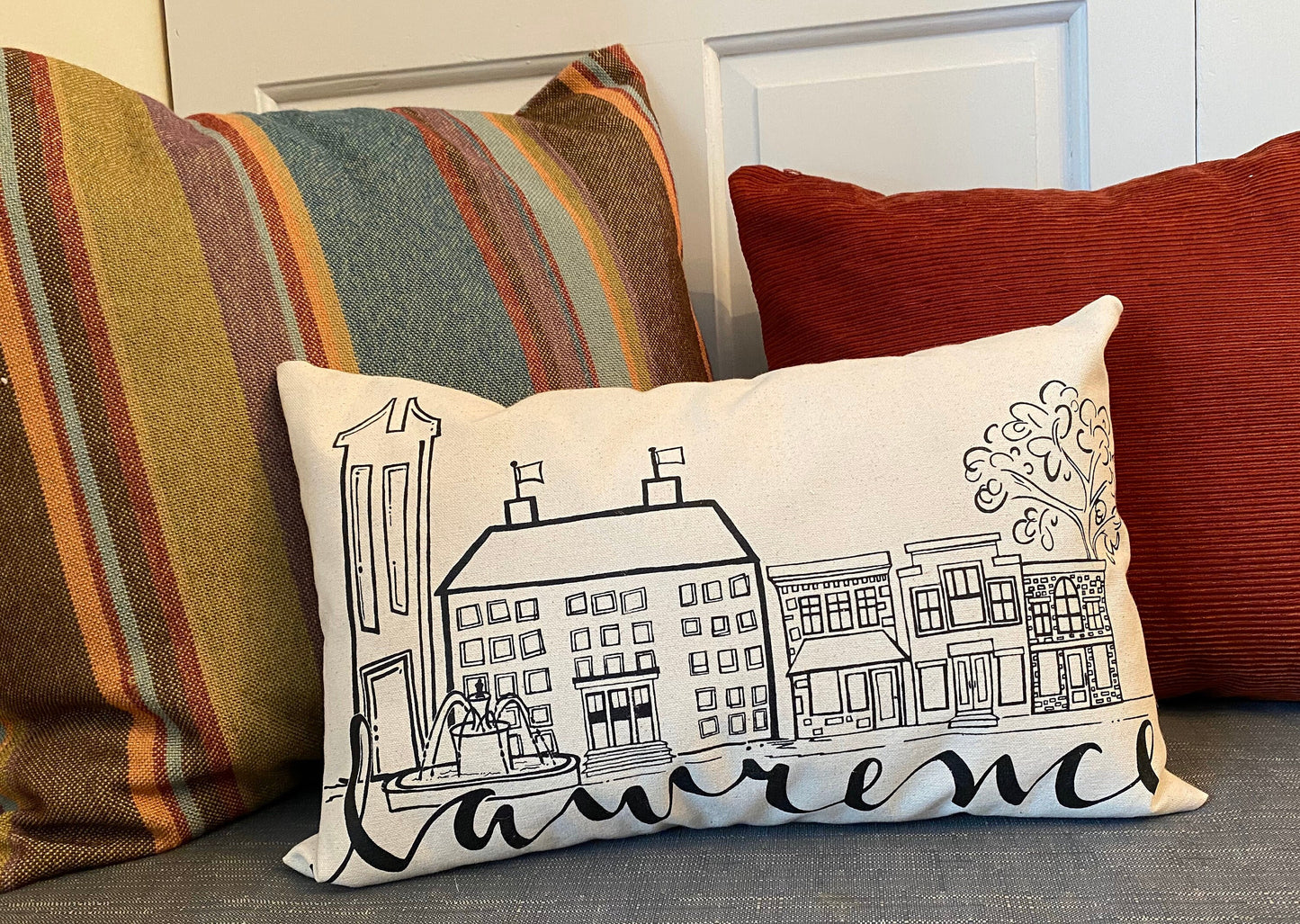 Lawrence Skyline Pillow