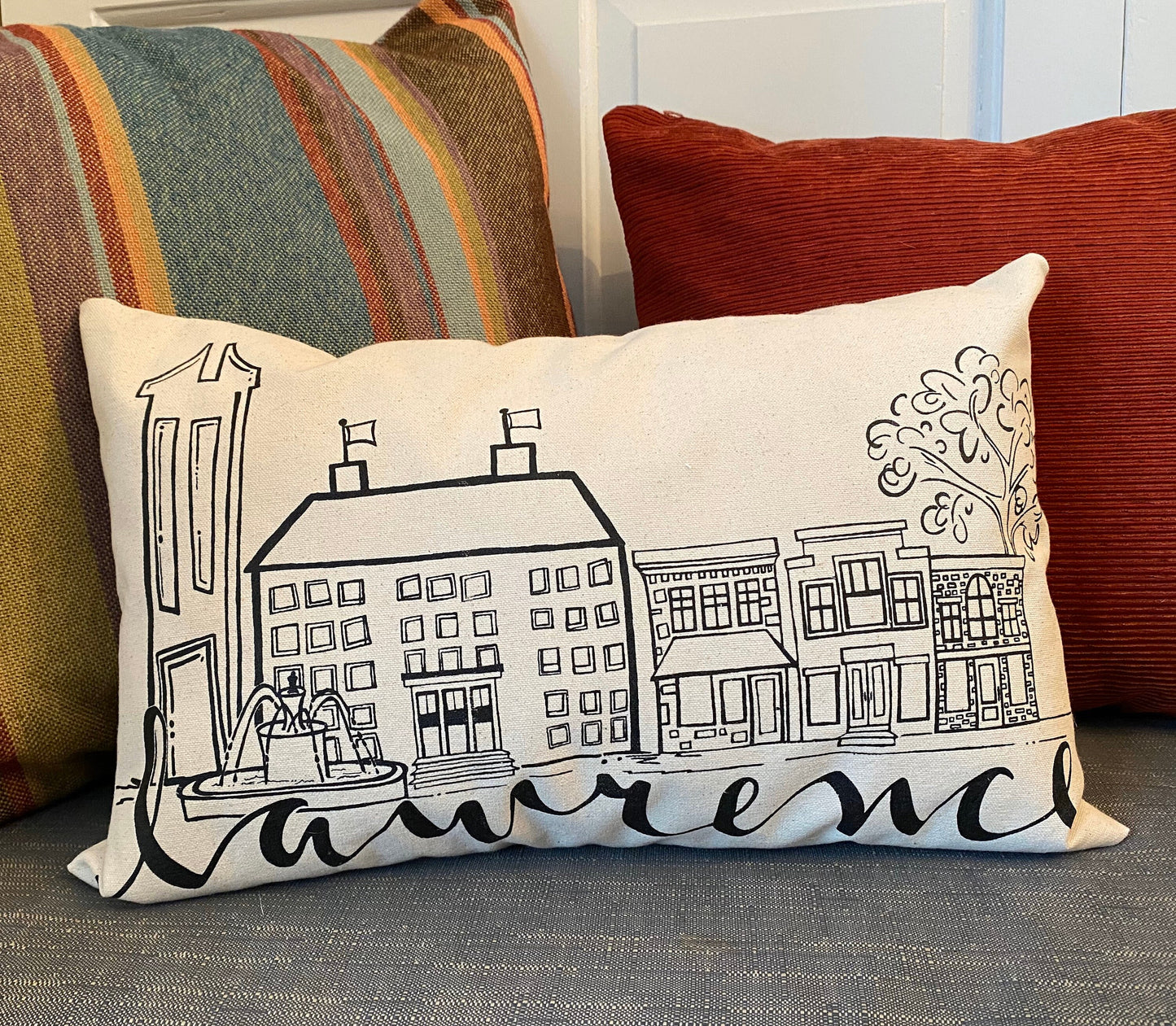 Lawrence Skyline Pillow