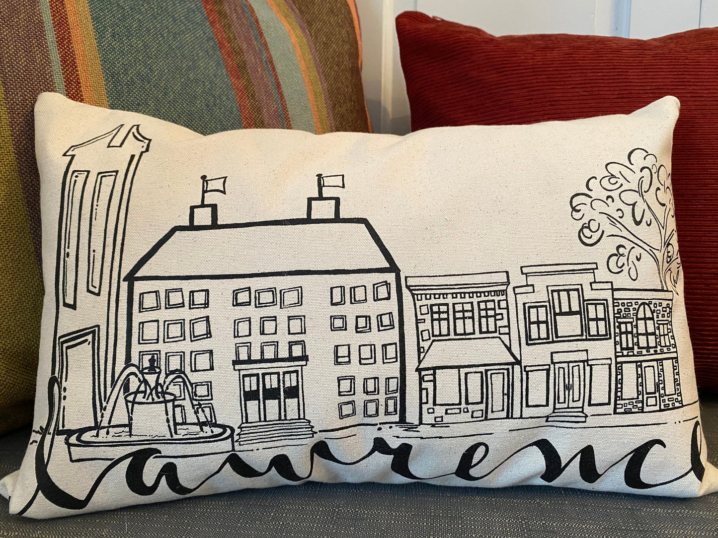 Lawrence Skyline Pillow