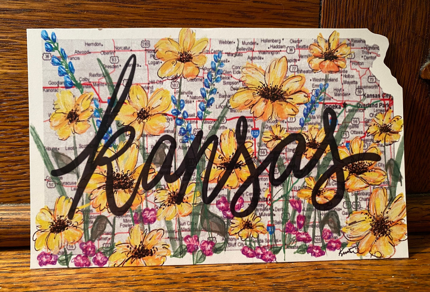 Kansas Wildflowers Postcards