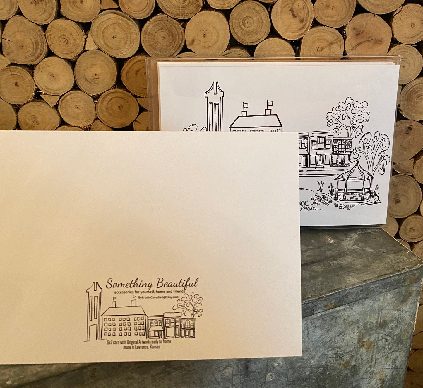 Lawrence, Kansas sketch greeting card