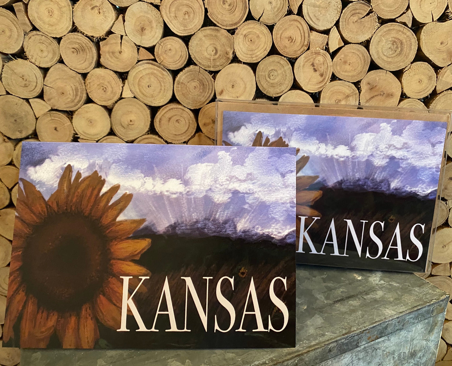 Kansas Painted Sunflower greeting card