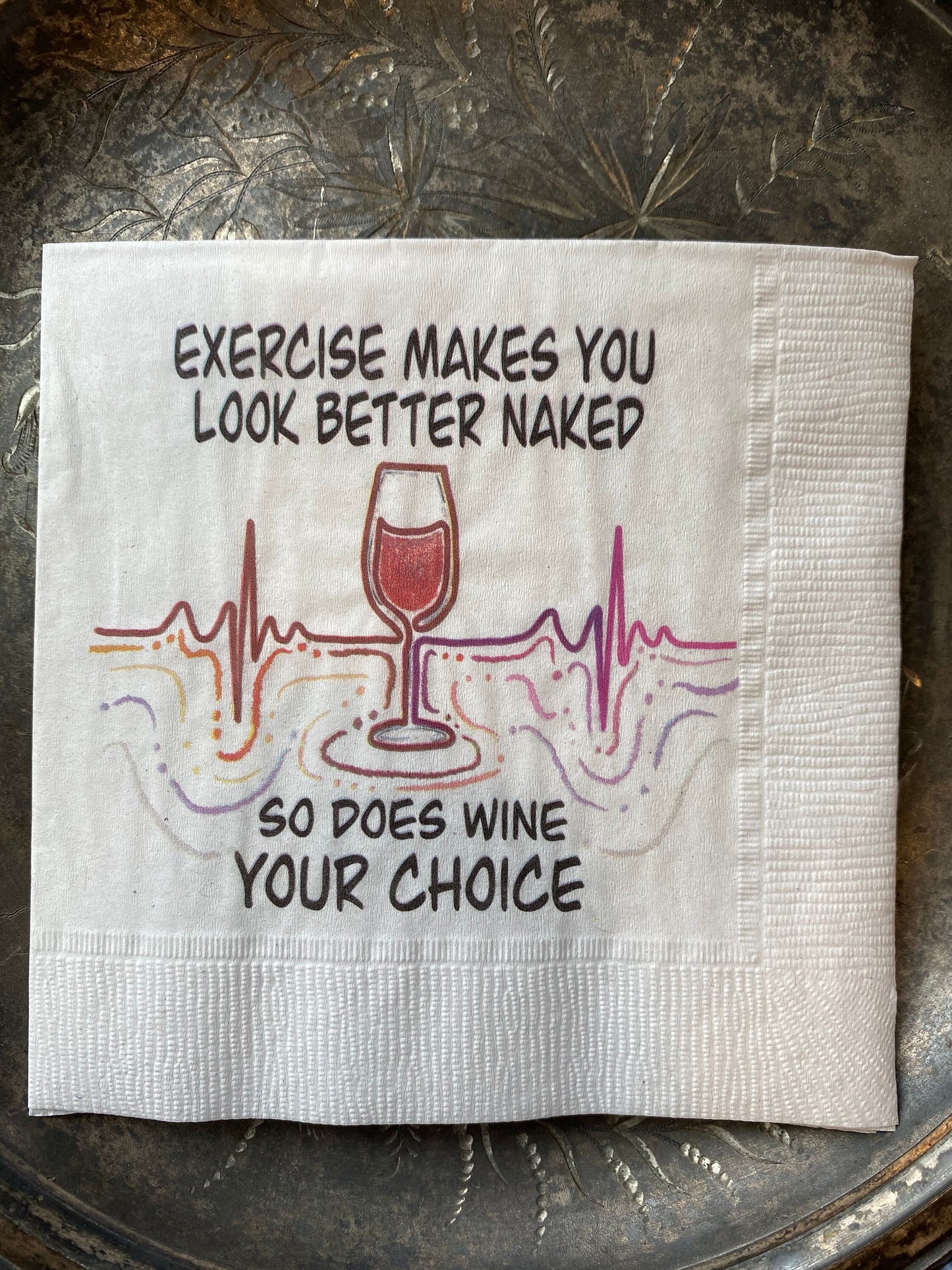 "Cheers to Alcohol" Napkins