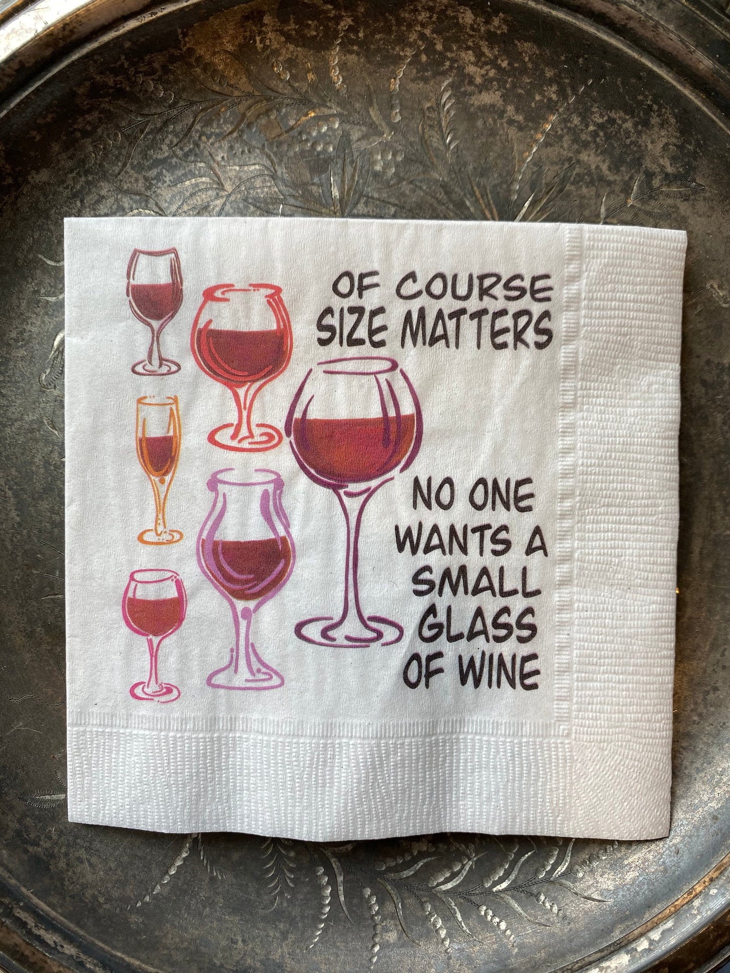 "Cheers to Alcohol" Napkins