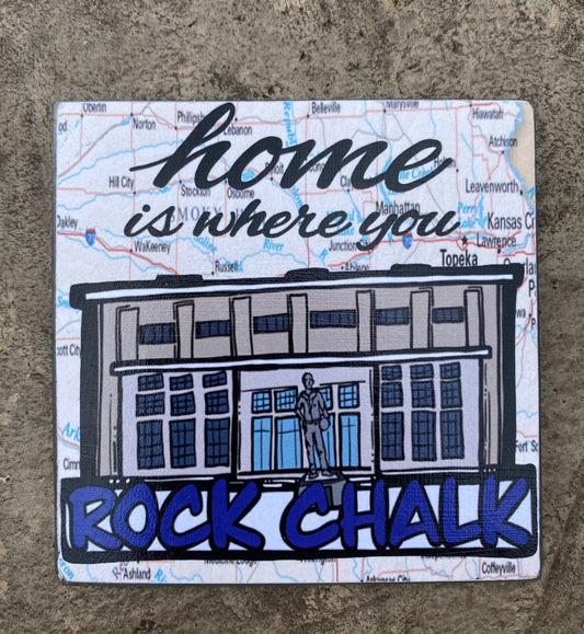 Allen Field House Glass Coaster