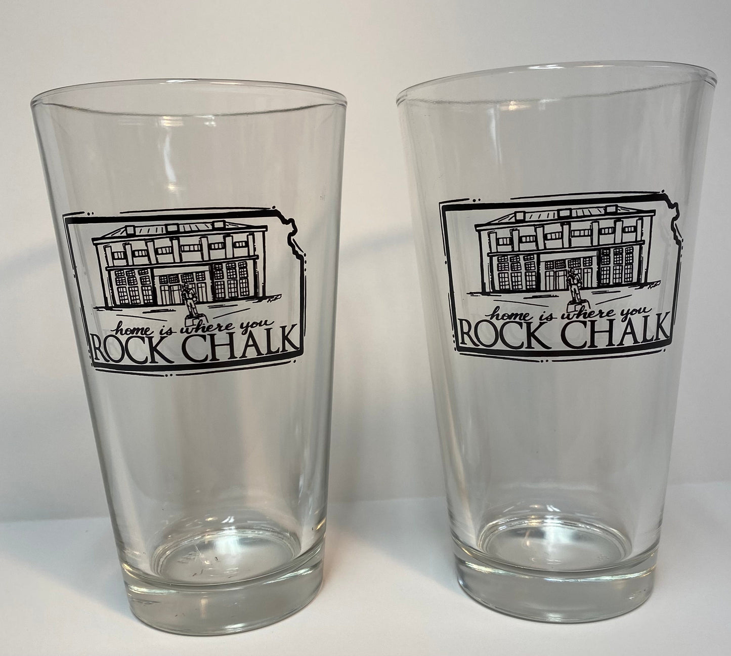 Allen Fieldhouse Kansas Pint Glass