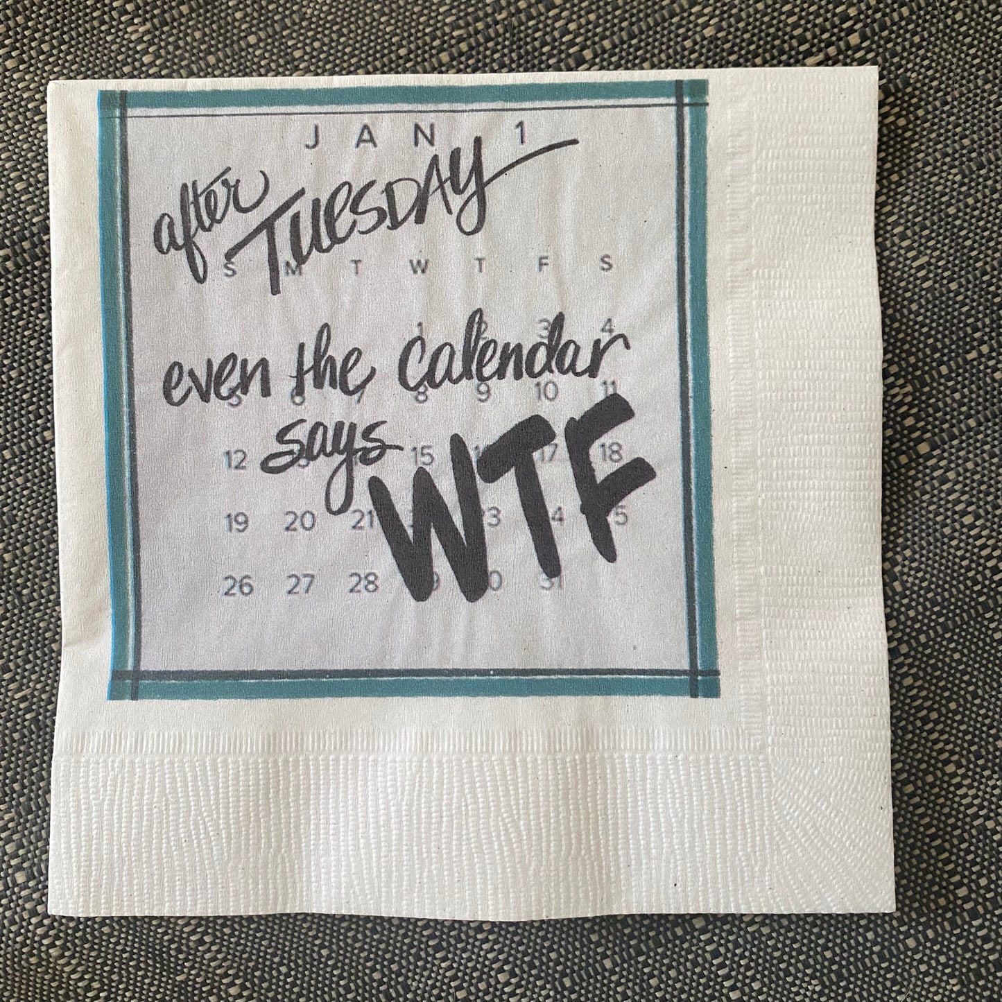 "Cheers to the Weekend" Cocktail Napkins