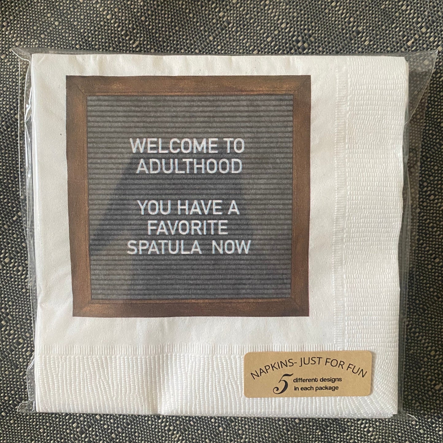 "Cheers to Adulthood" Napkins