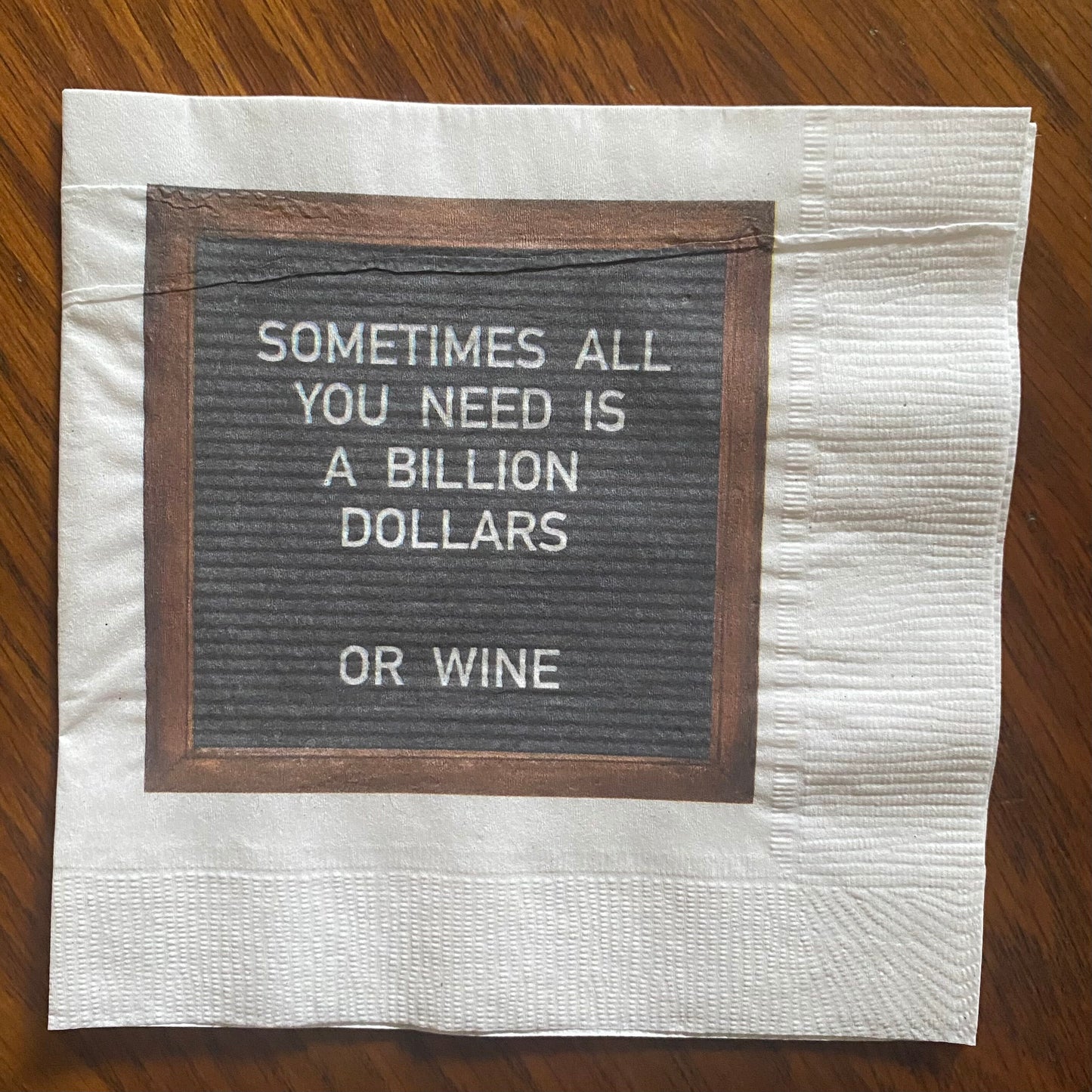 "Cheers to Employment" Napkins