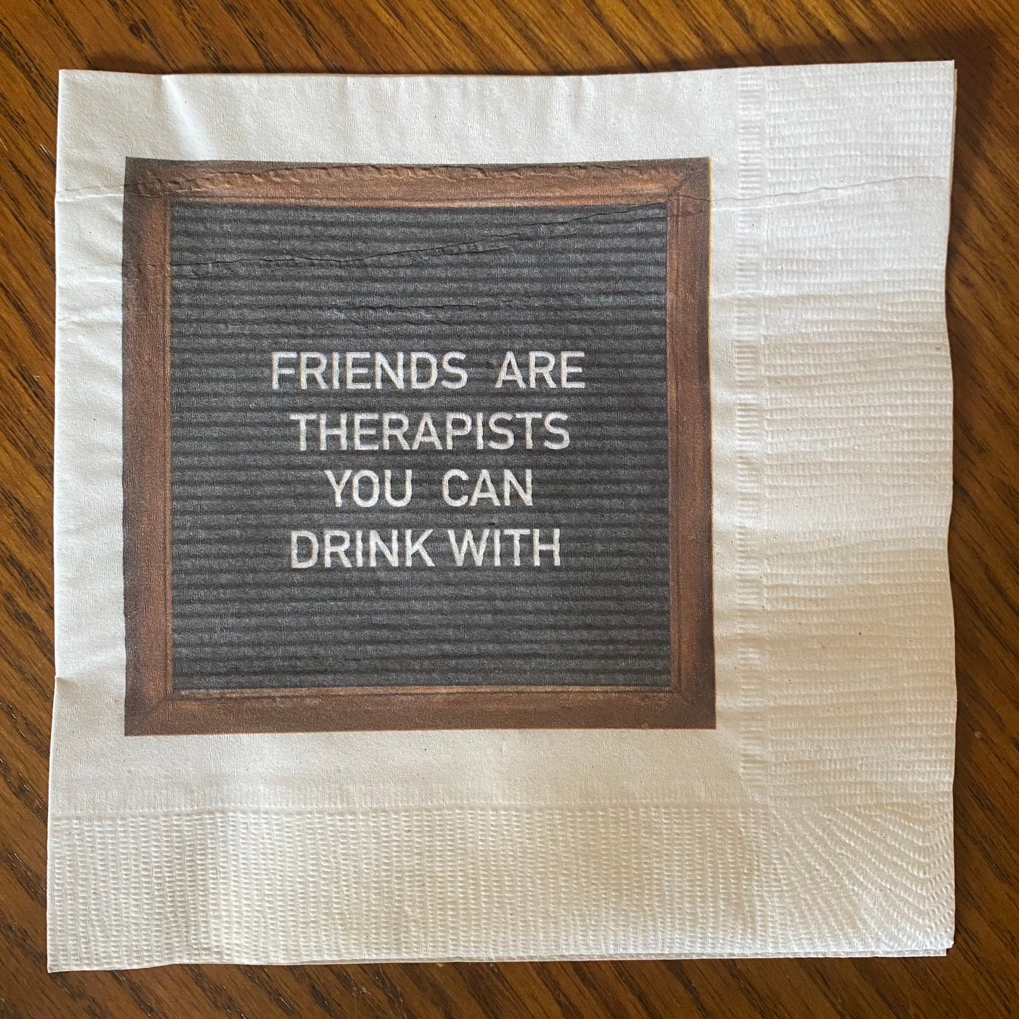 "Cheers to Friendship" Napkins