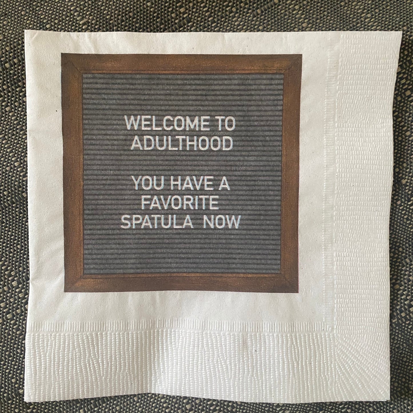 "Cheers to Adulthood" Napkins