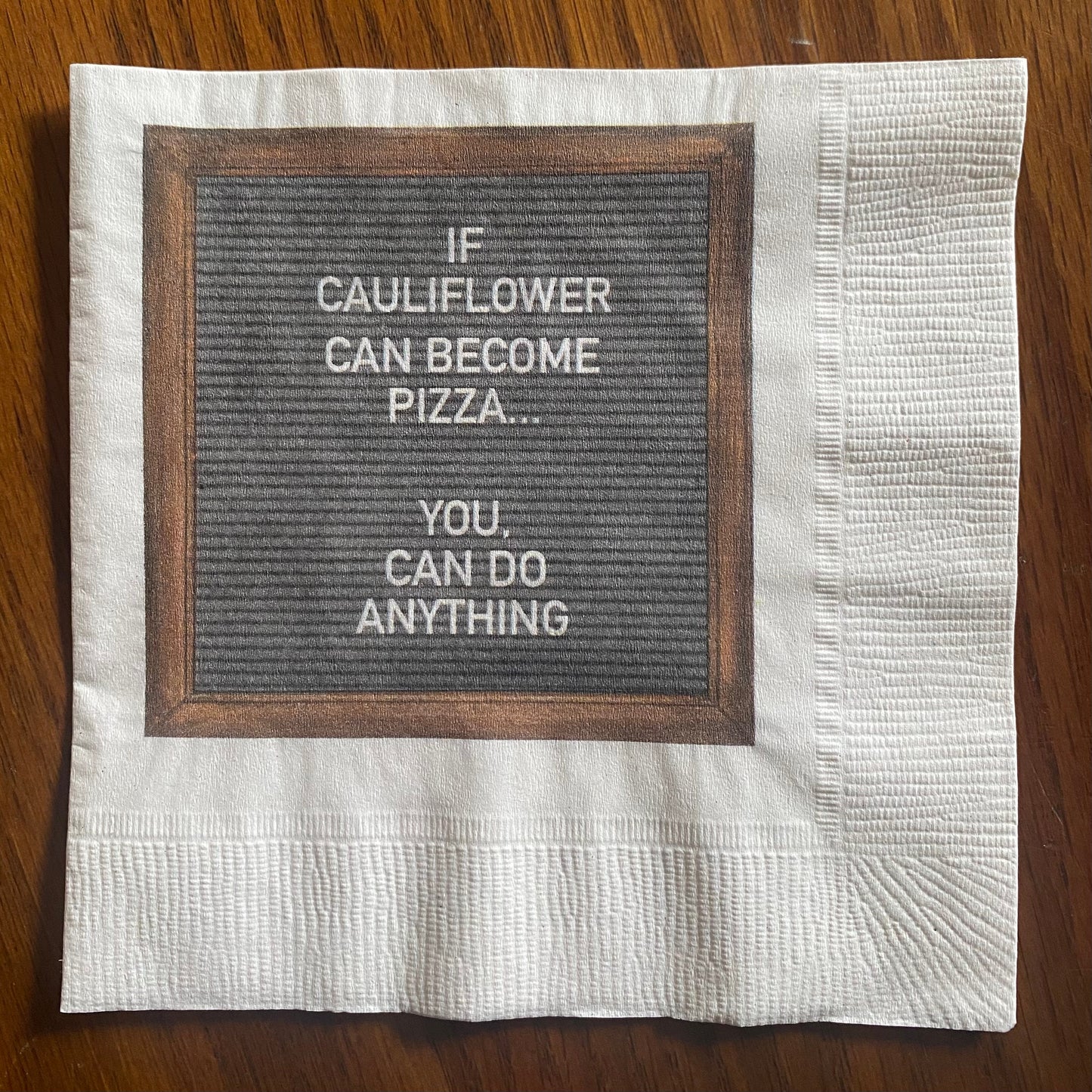 "Cheers to Motivational Thinking" Cocktail Napkins