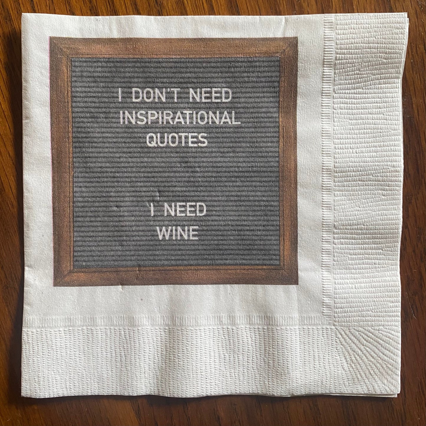 "Cheers to Motivational Thinking" Cocktail Napkins