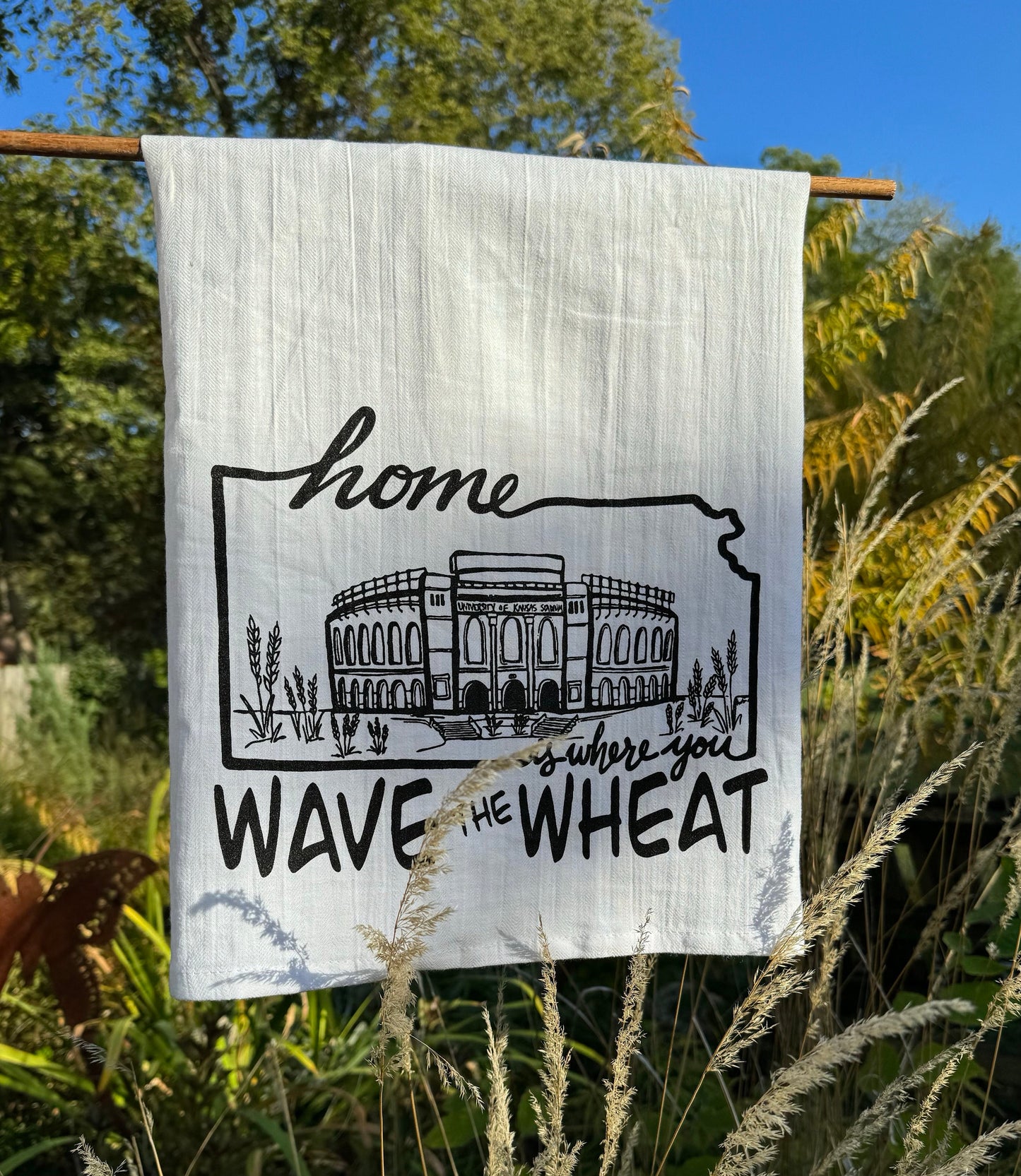 KU Football “Wave the Wheat” Towel