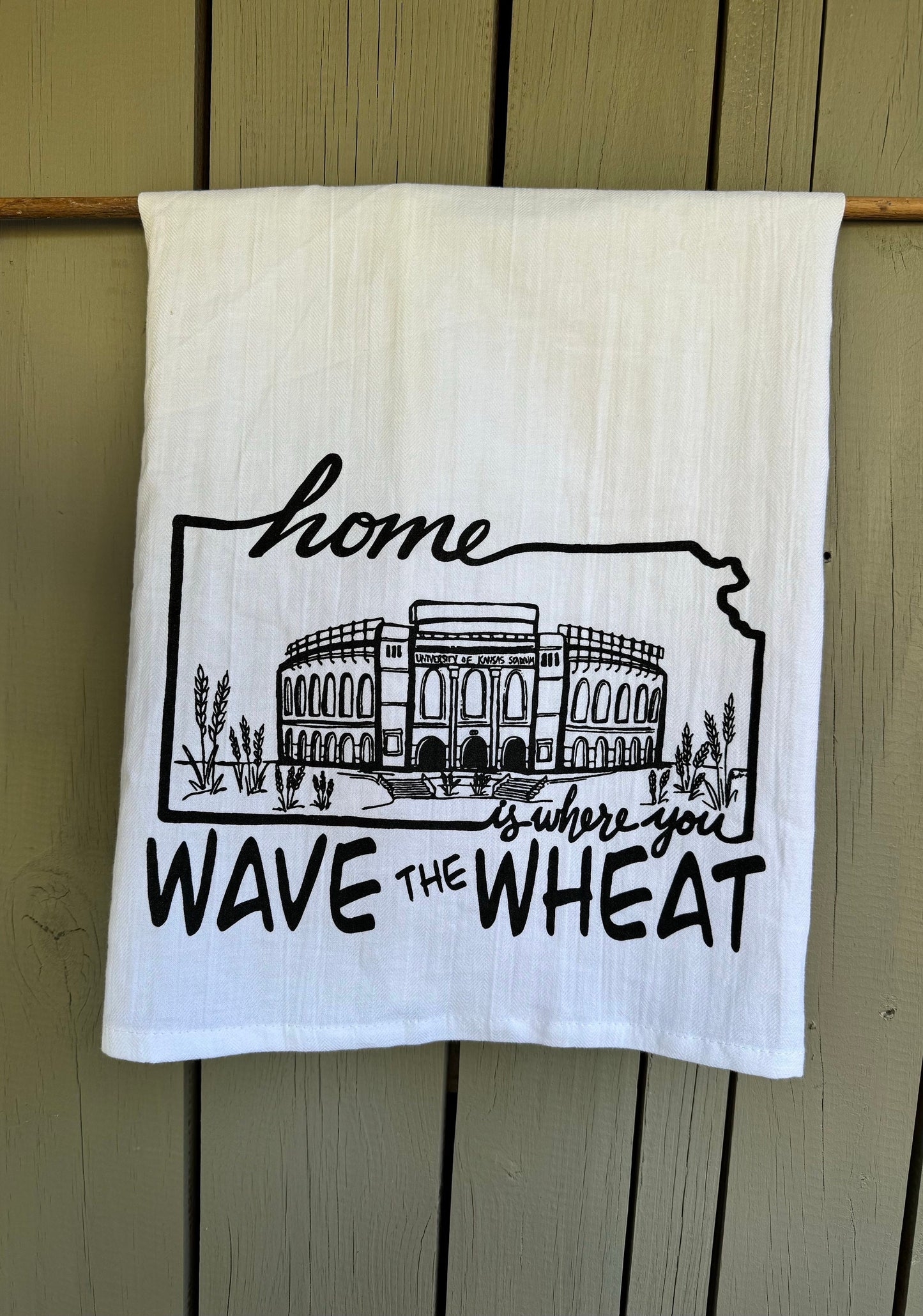 KU Football “Wave the Wheat” Towel